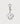 WOMEN HEART DOT MIRROR KEYRING