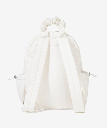 WOMEN SHIRRING MINI BACKPACK - IVORY