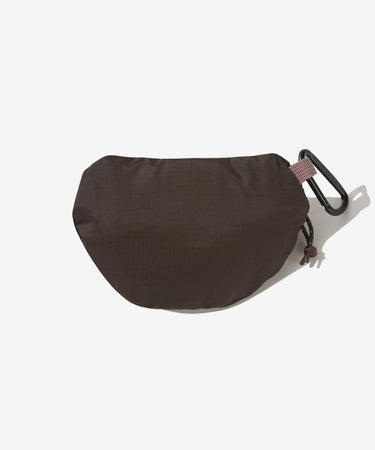 LIGHTWEIGHT MINI POUCH KEYRING - BROWN